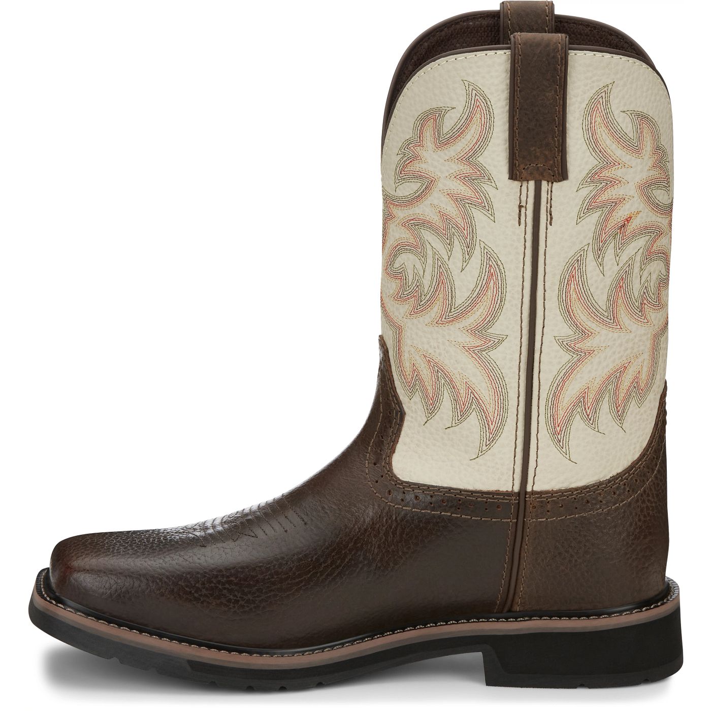 Justin Work Men's Driller 11" Work Boot - White (SE4683) - View 8