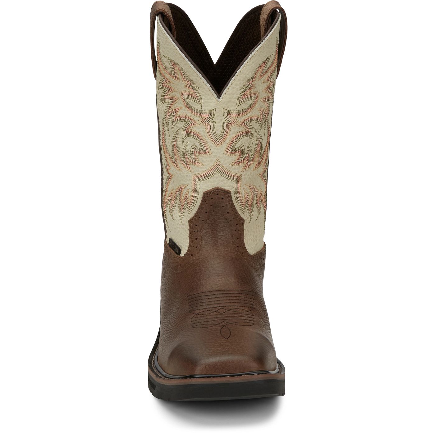Justin Work Men's Driller 11" Steel Toe Boot - White (SE4684) - View 7