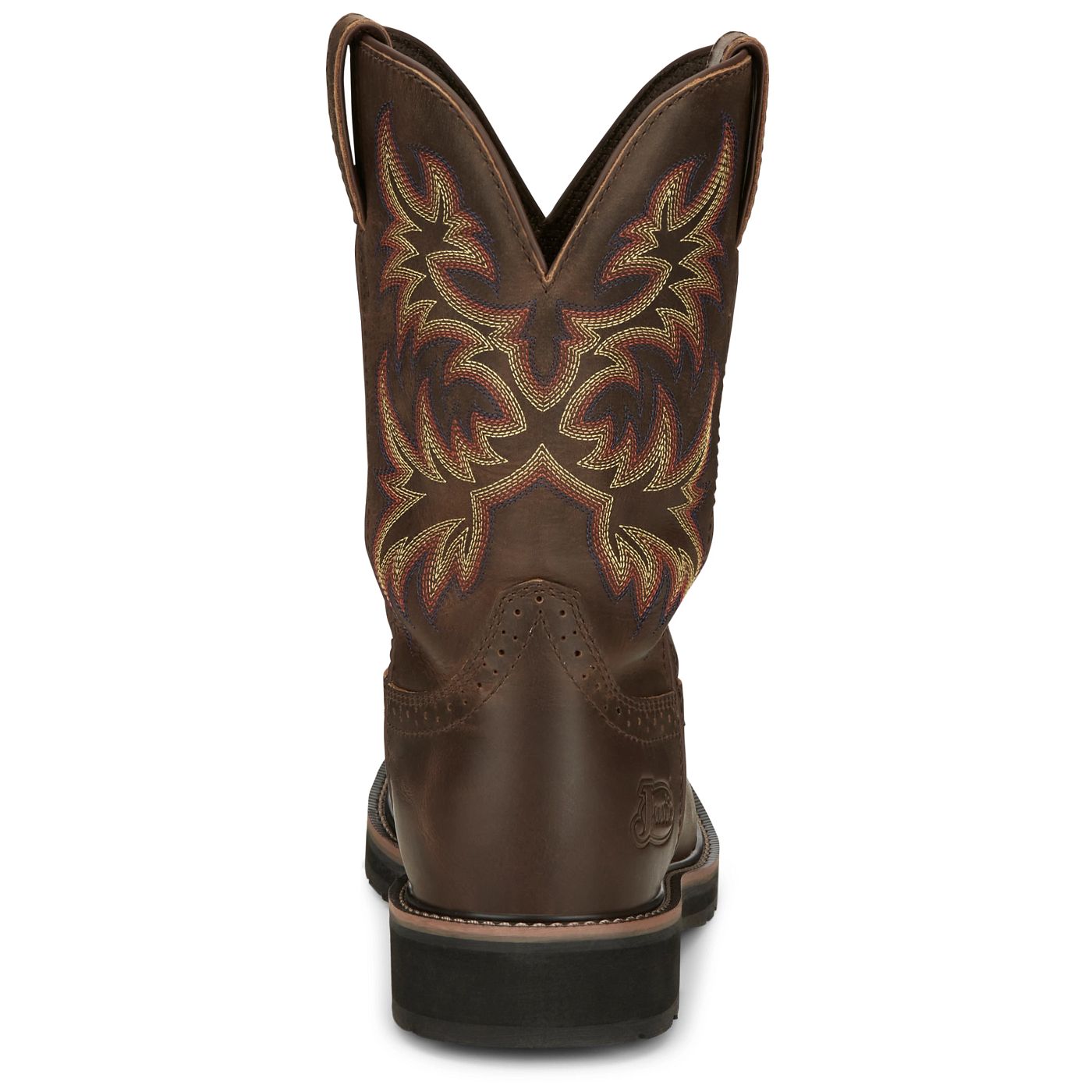 Justin Work Men's Driller 11" Waterproof Boot - Brown (SE4689) - View 5
