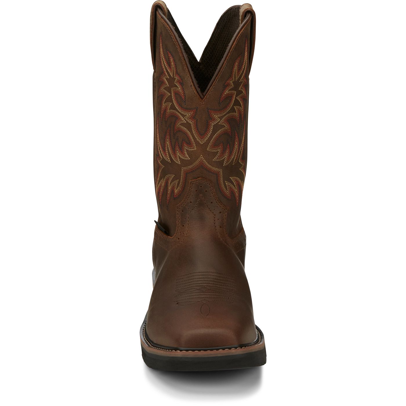 Justin Work Men's Driller 11" Waterproof Steel Toe Boot - Brown (SE4690) - View 7
