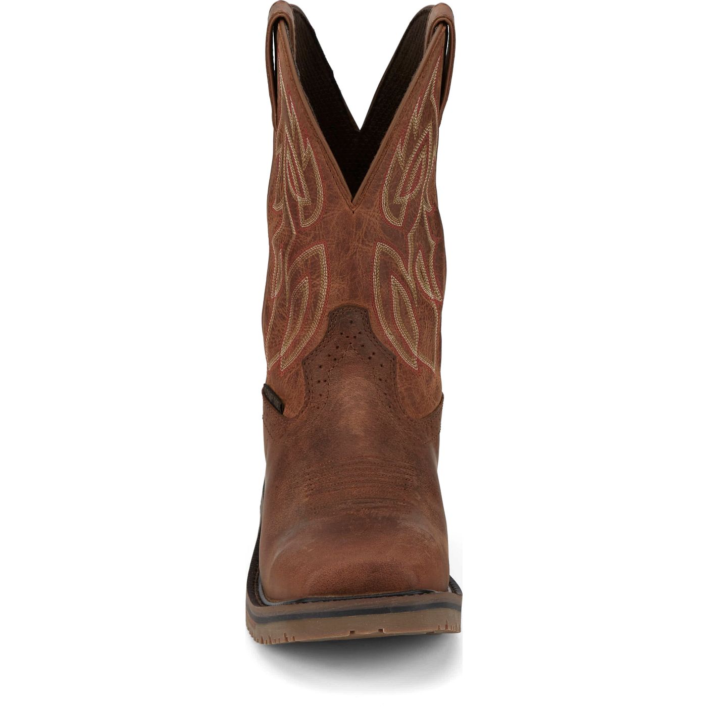 Justin Work Men's Wolfe 11" Waterproof Nano Comp Toe Boot - Bronze Brown (SE4752) - View 7