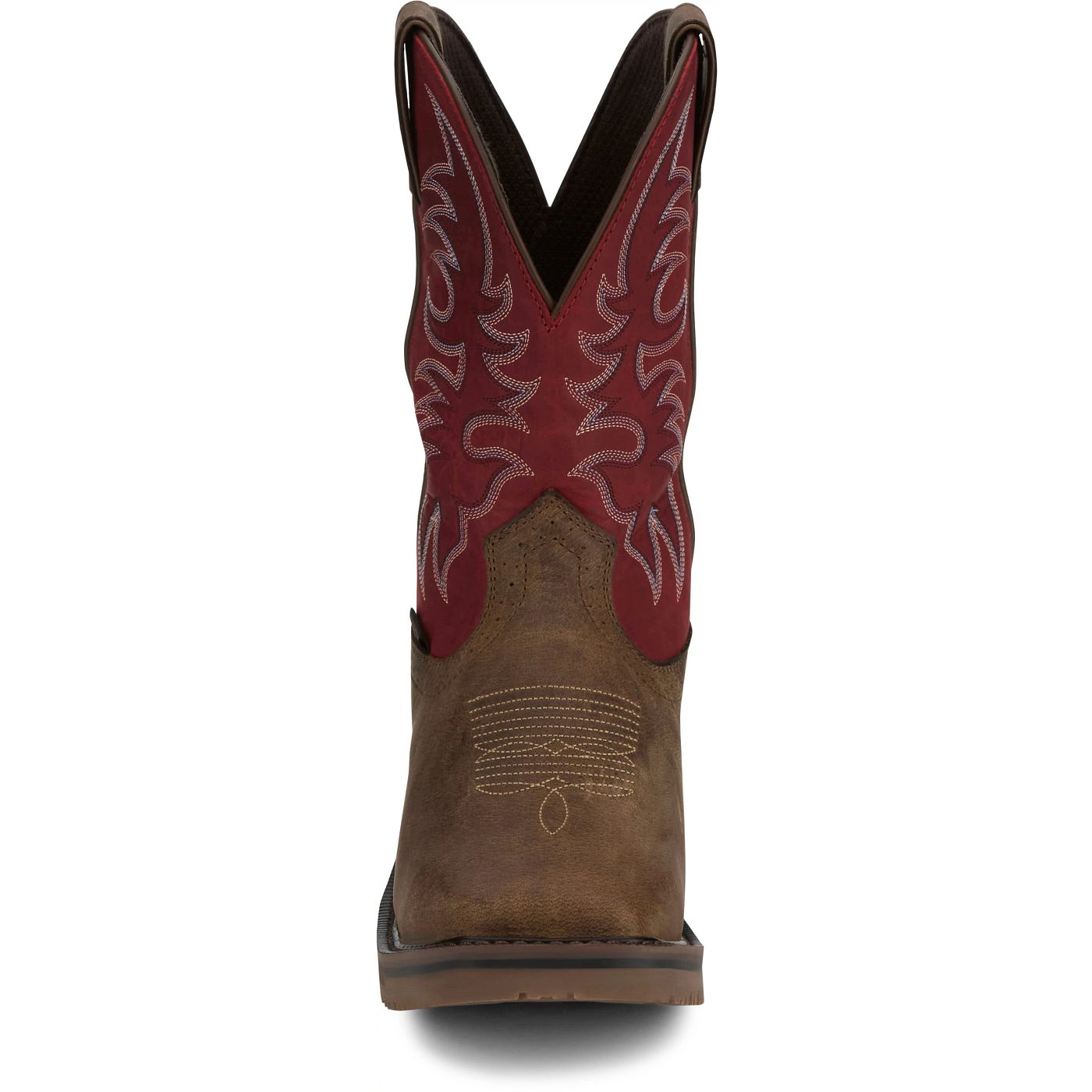 Justin Work Men's Thorn 11" Waterproof Met Guard Comp Toe Boot - Crimson Red (SE4753) - View 7