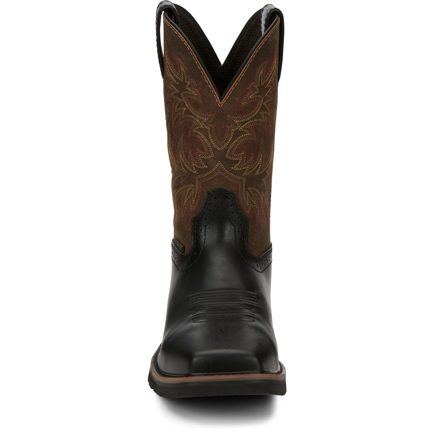 Justin Work Men's Driller 11" Composite Toe Boot - Wood Brown (SE4818) - View 7