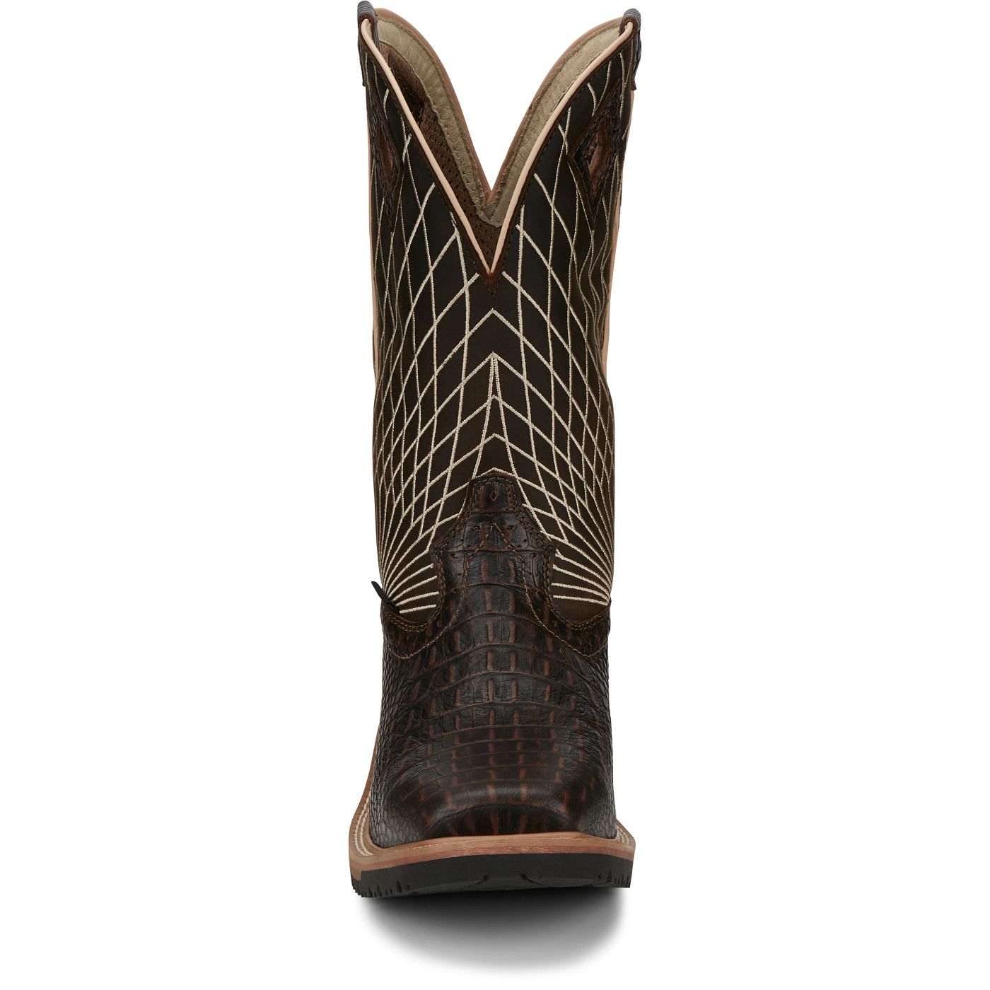 Justin Work Men's Derrickman 12" Composite Toe Boot - Brown (SE4833) - View 7
