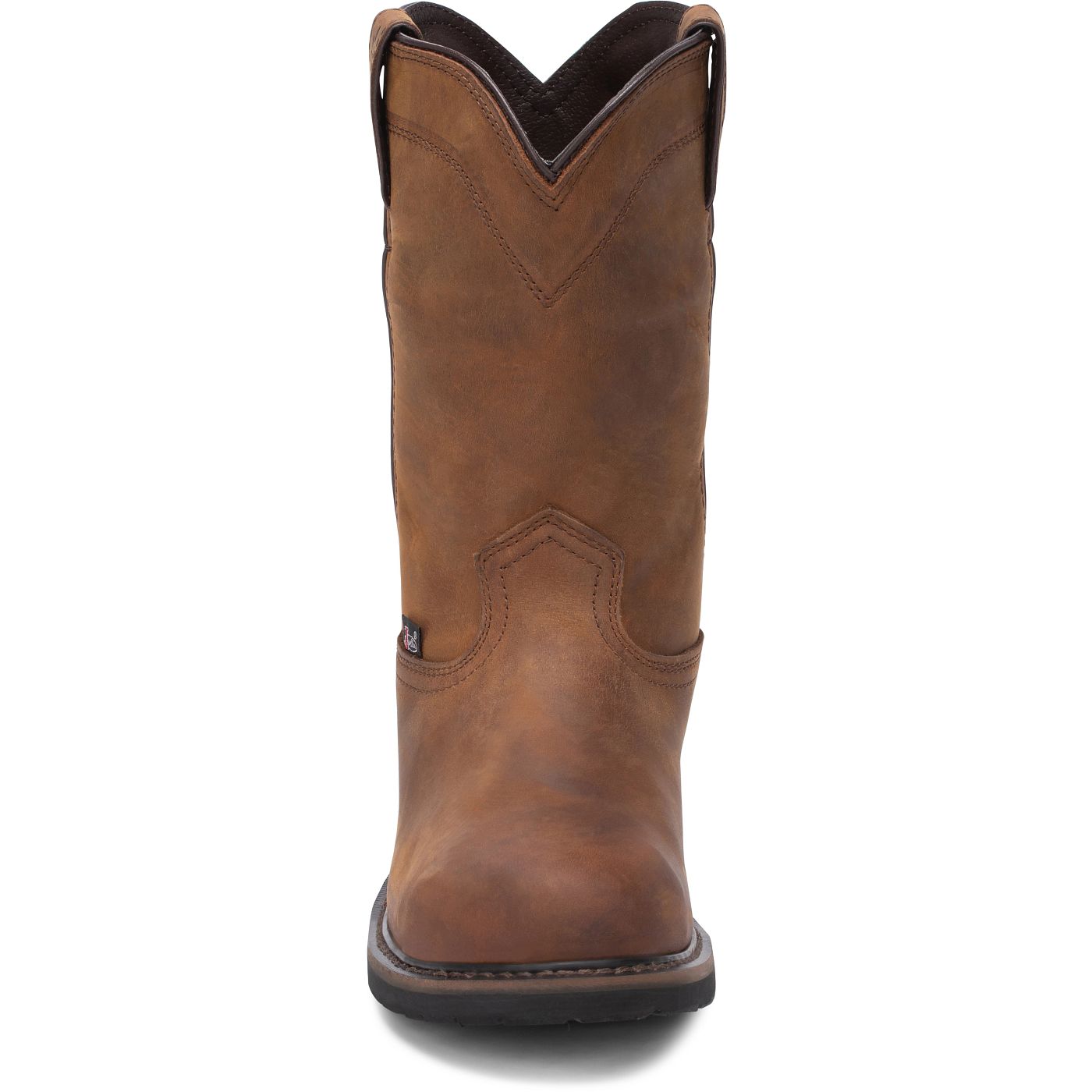 Justin Work Men's Drywall 10" Waterproof Steel Toe Boot - Whiskey Brown (SE4961) - View 7