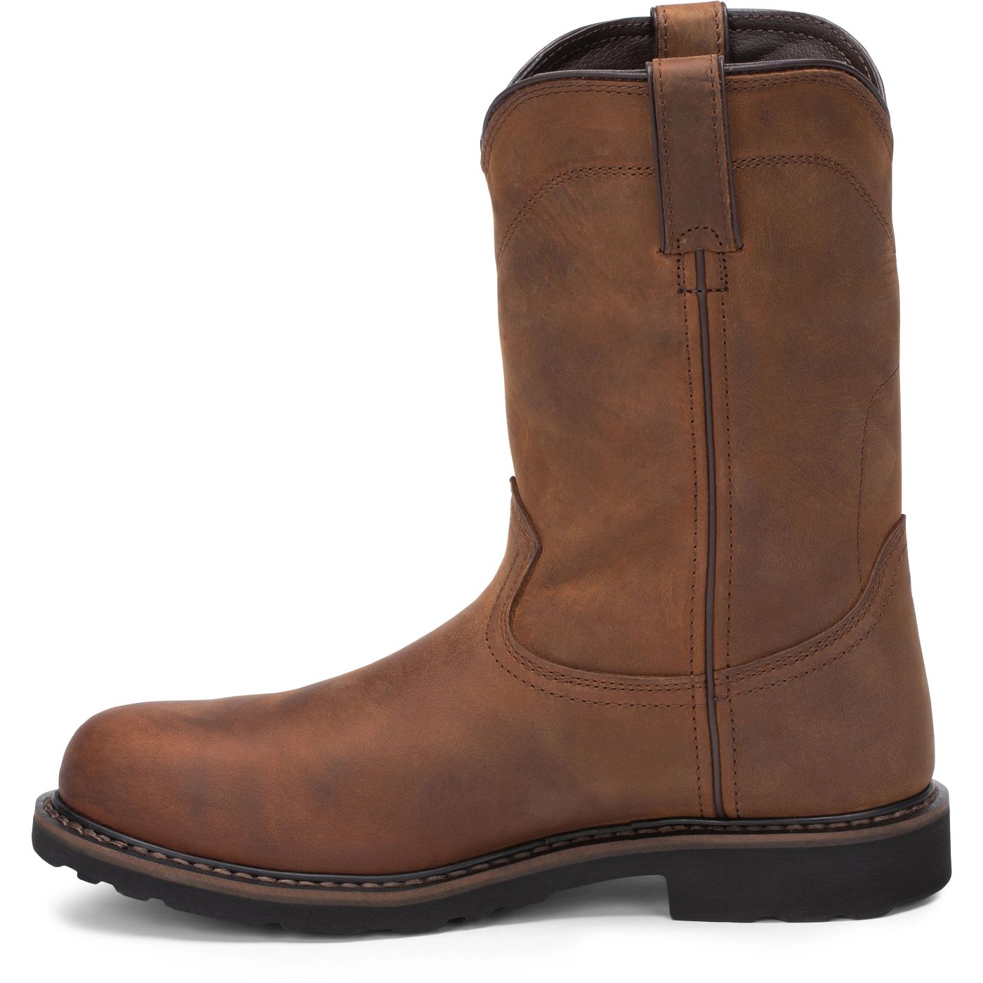 Justin Work Men's Drywall 10" Waterproof Steel Toe Boot - Whiskey Brown (SE4961) - View 8