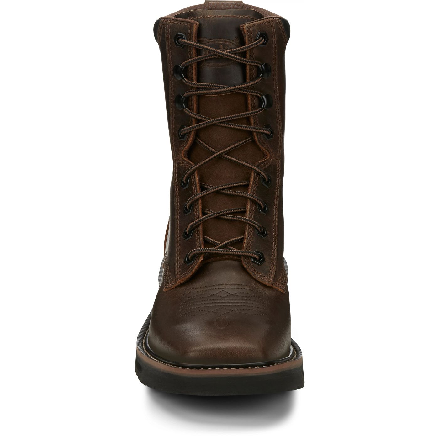Justin Work Men's Pulley 8" Work Boot - Aged Bark Brown (SE681) - View 7