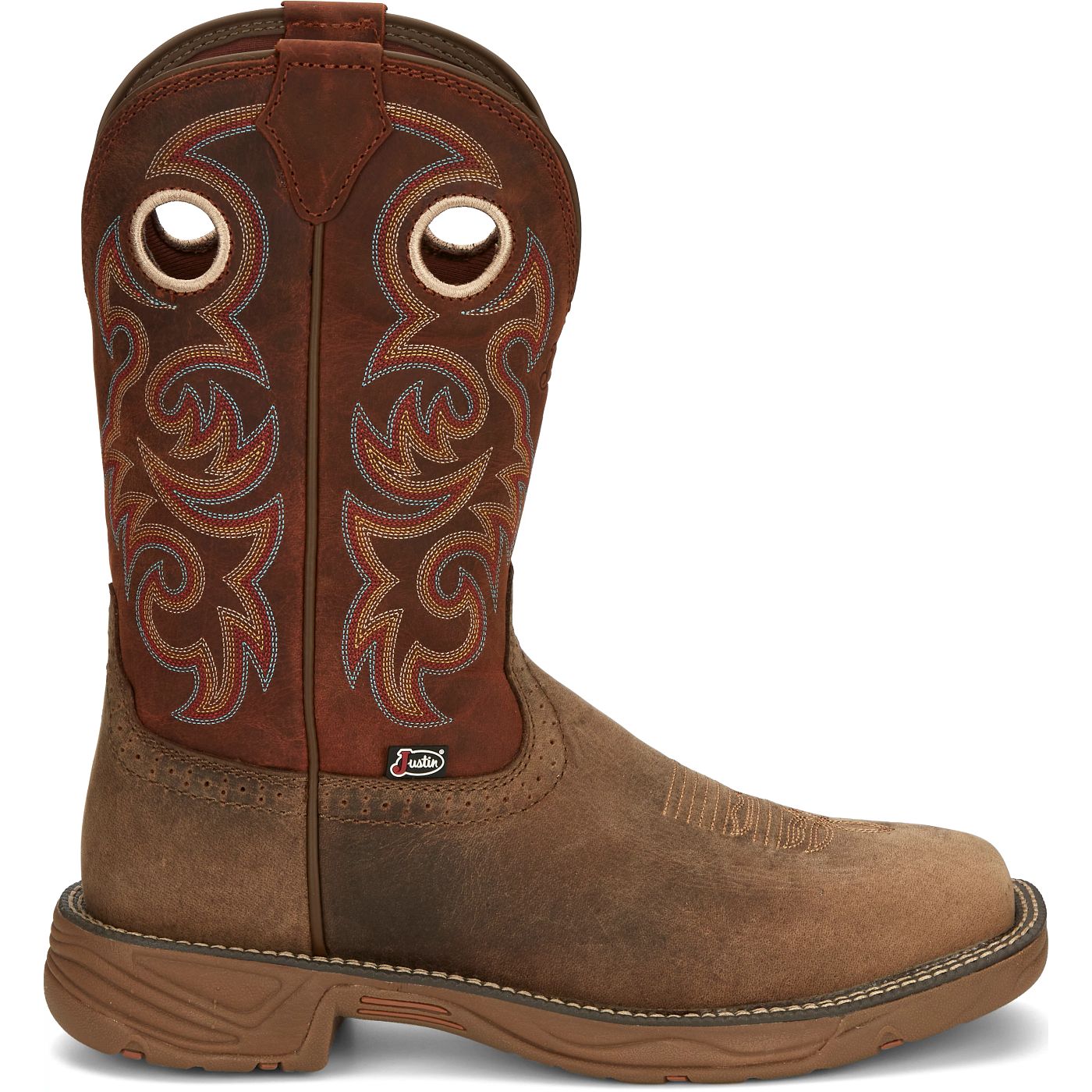 Justin Boots Men's Rush 11" Western Work Boot - Peanut Tan (SE7402) - View 3