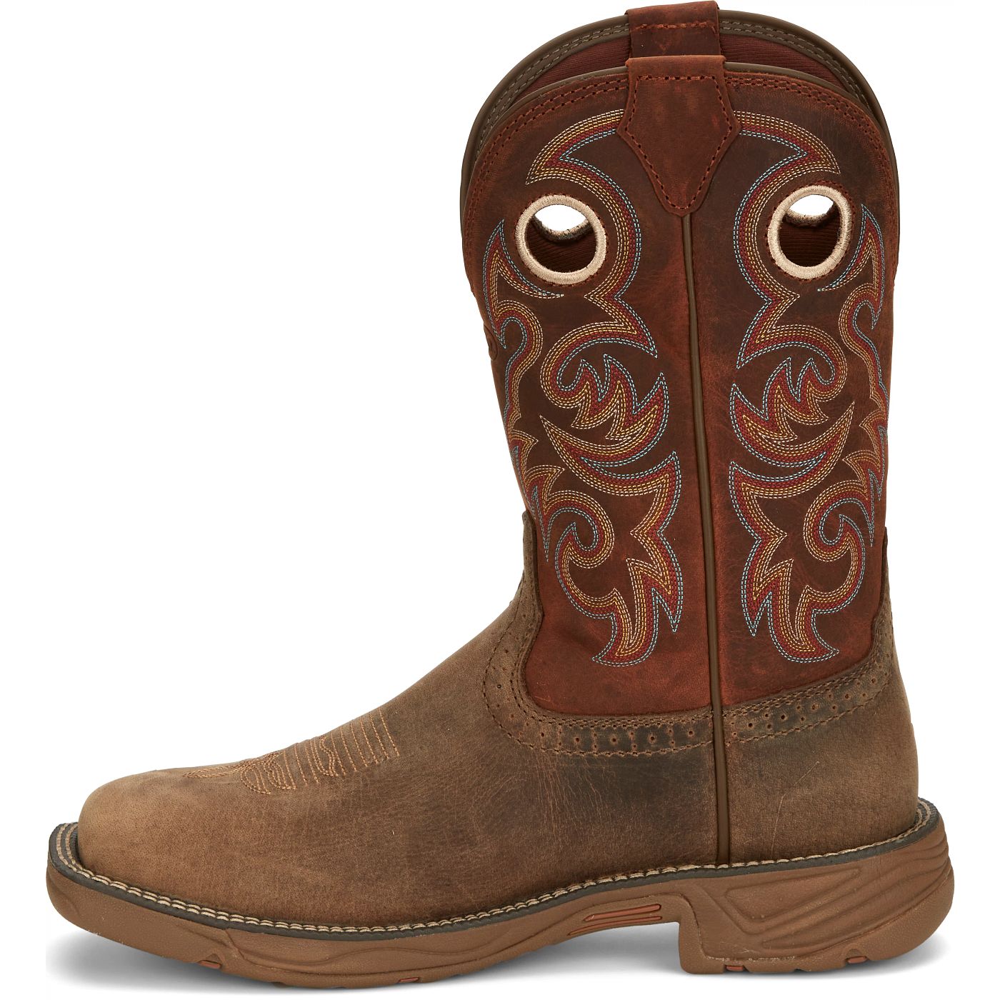 Justin Boots Men's Rush 11" Western Work Boot - Peanut Tan (SE7402) - View 8
