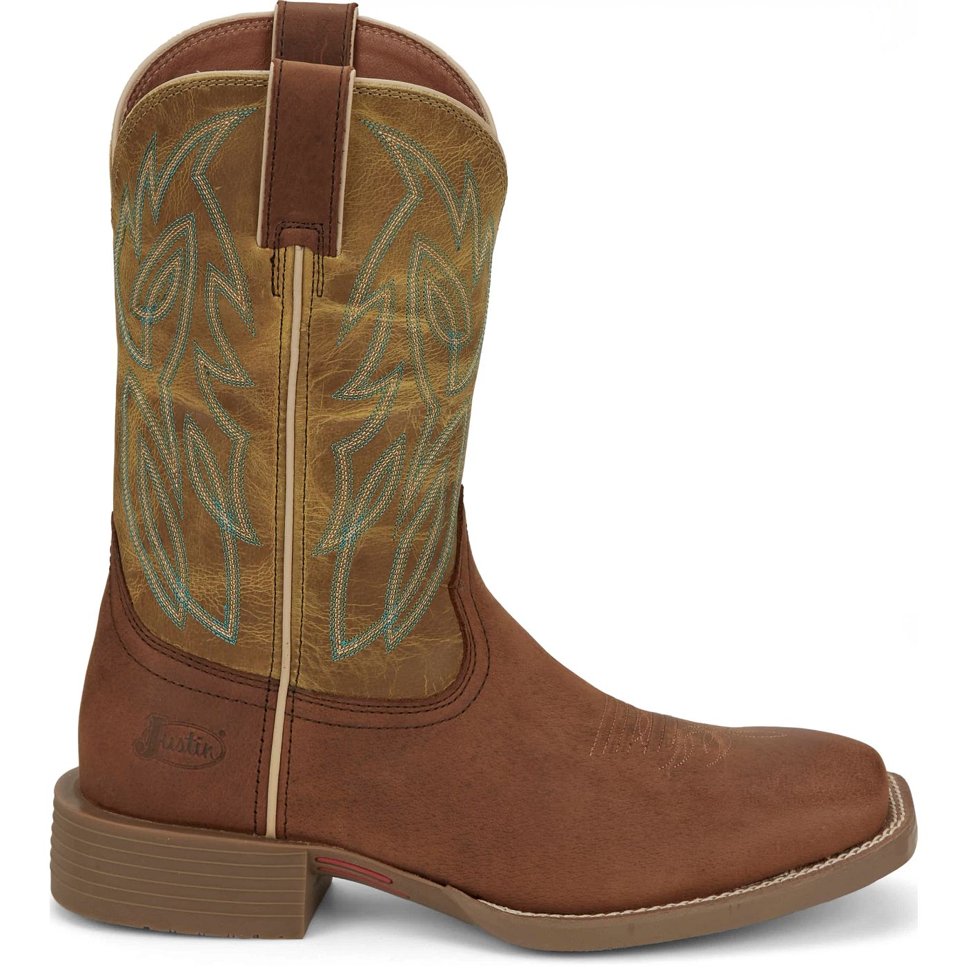 Justin Boots Men's Canter 11" Western Boot - Apple Green (SE7515) - View 3