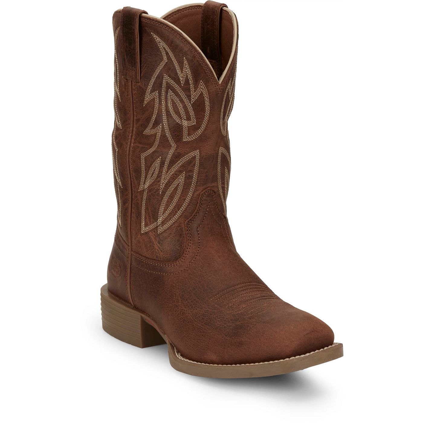 Justin Boots Men's Canter 11" Western Boot - Amber Brown (SE7516) - View 2