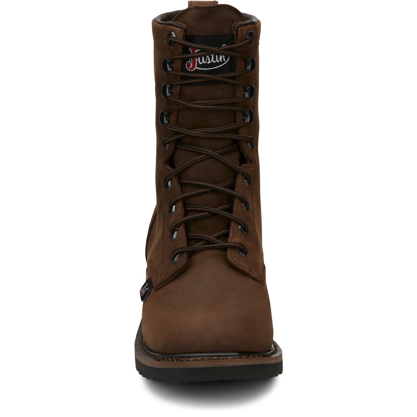 Justin Work Men's Drywall 8" Waterproof Boot - Aged Brown (SE960) - View 7