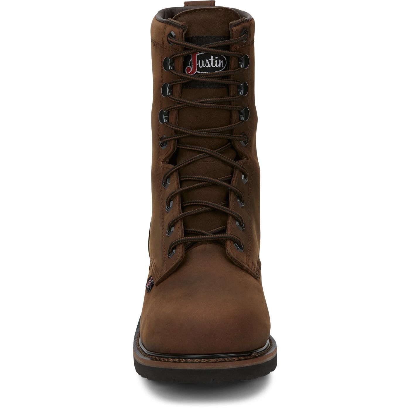 Justin Work Men's Drywall 8" Waterproof Steel Toe Boot - Brown (SE961) - View 7