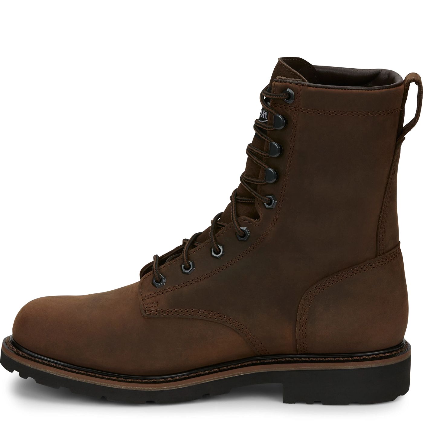 Justin Work Men's Drywall 8" Waterproof Steel Toe Boot - Brown (SE961) - View 8