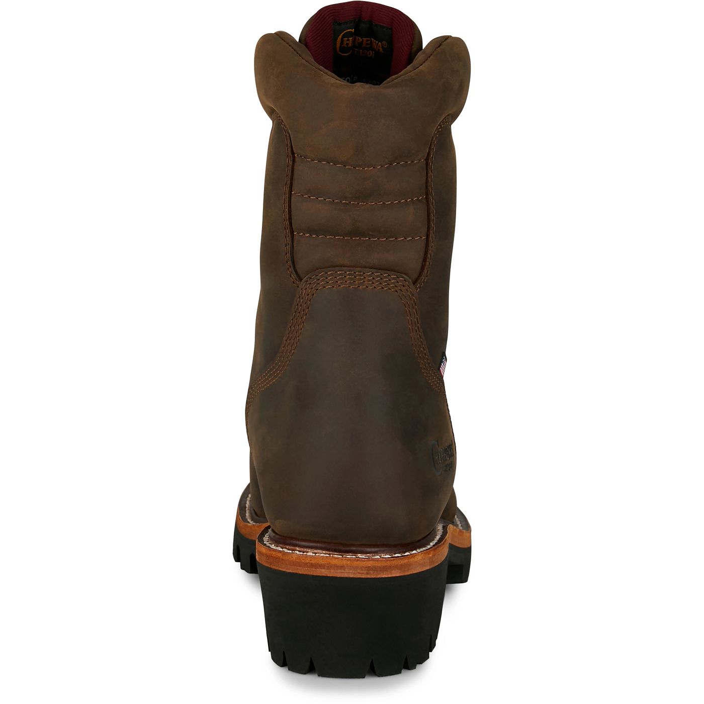 Chippewa Men's Super Logger 9" Waterproof Steel Toe - Aged Bark (SL5407) - View 5