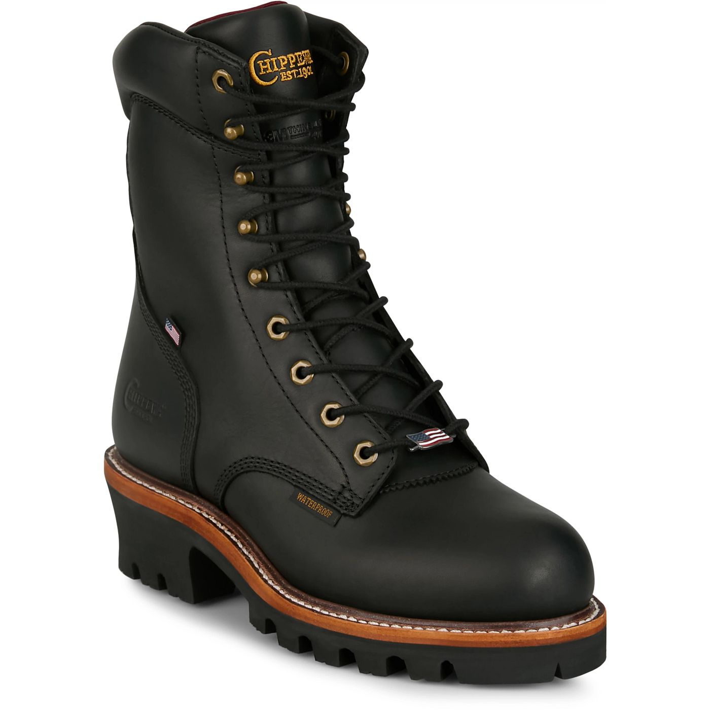Chippewa Men's Super Logger 9" Waterproof Insulated Steel Toe - Black (SL5410) - View 2