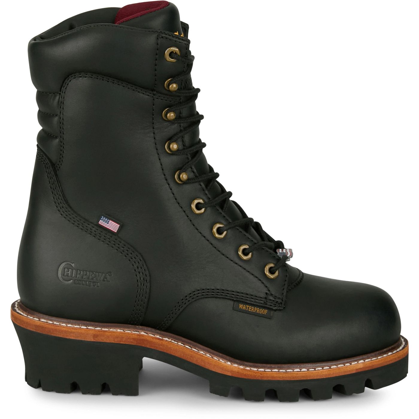 Chippewa Men's Super Logger 9" Waterproof Insulated Steel Toe - Black (SL5410) - View 3