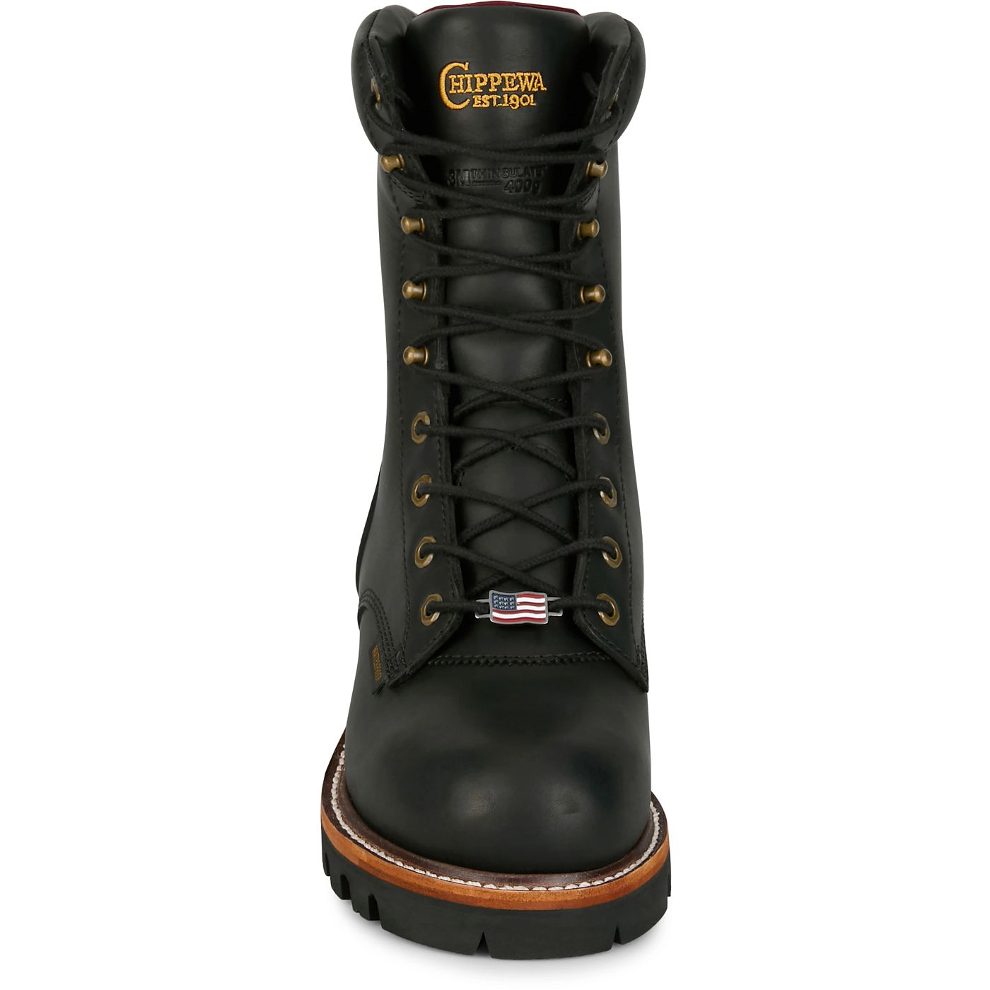 Chippewa Men's Super Logger 9" Waterproof Insulated Steel Toe - Black (SL5410) - View 7