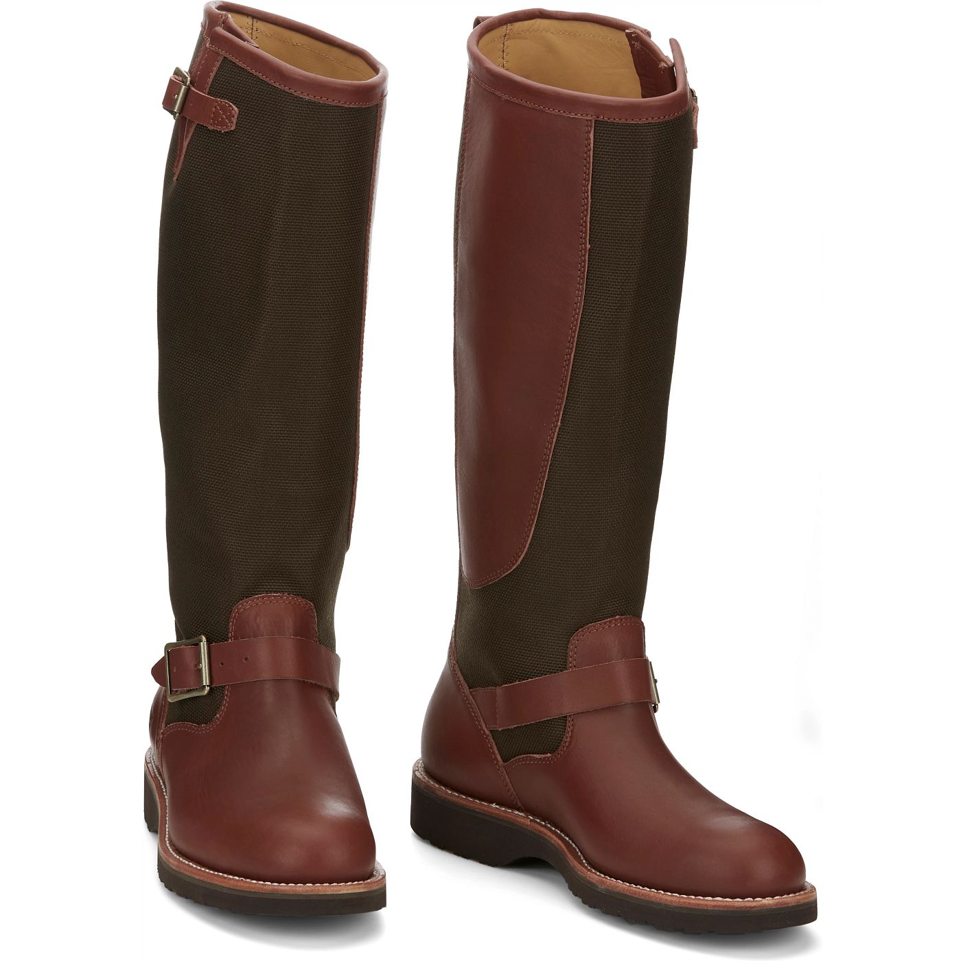 Chippewa Men's Descaro 17" Snake Boot - Brown (SN5913) - Front View