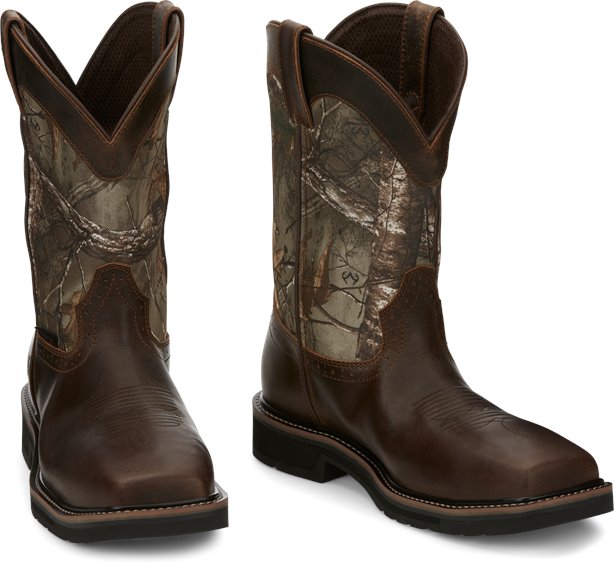 Justin Boots Trekker Comp Toe - Chocolate Brown (SE4677)