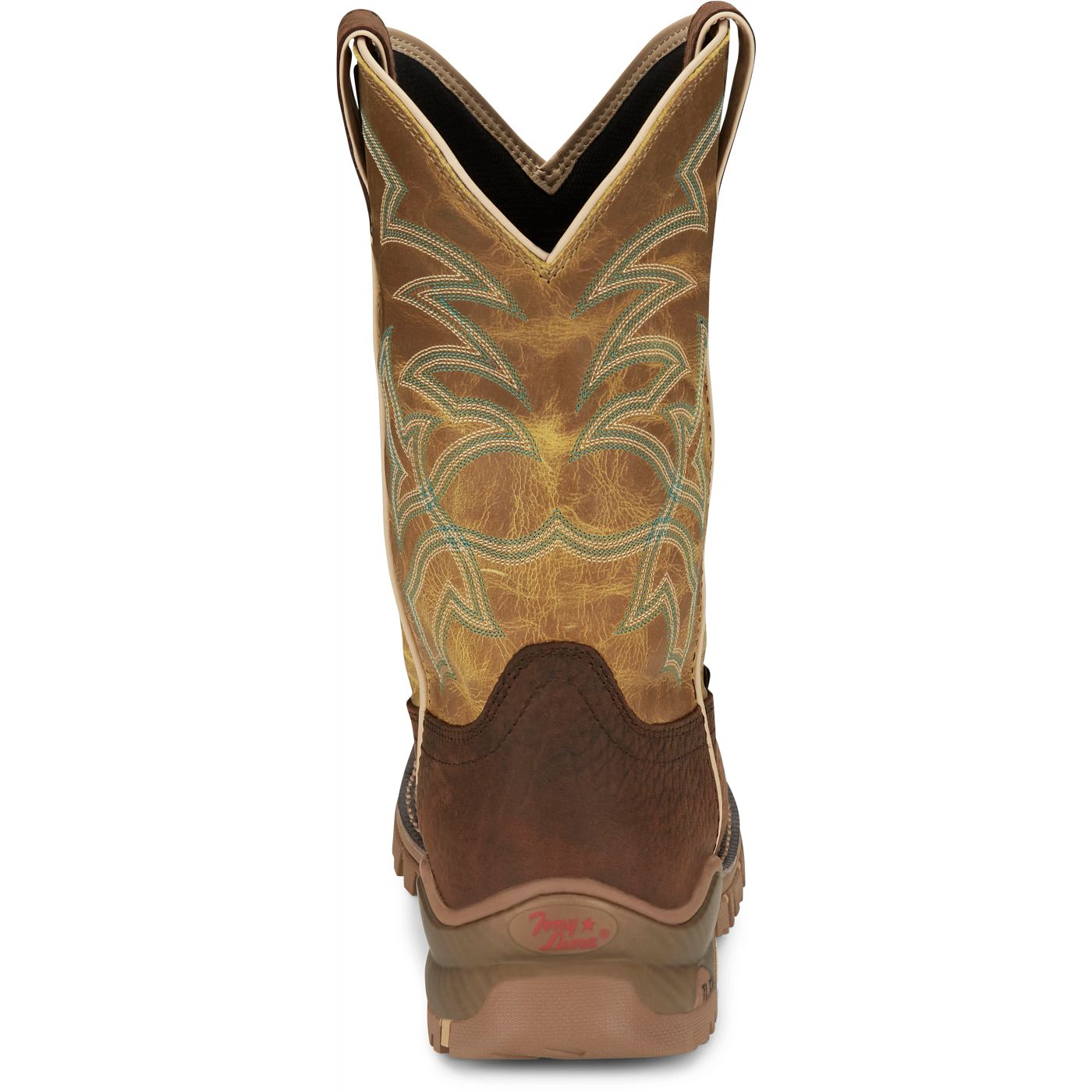 Tony Lama Men's 11" Roustabout Steel Toe Work Boot Apple Green (TW5006)