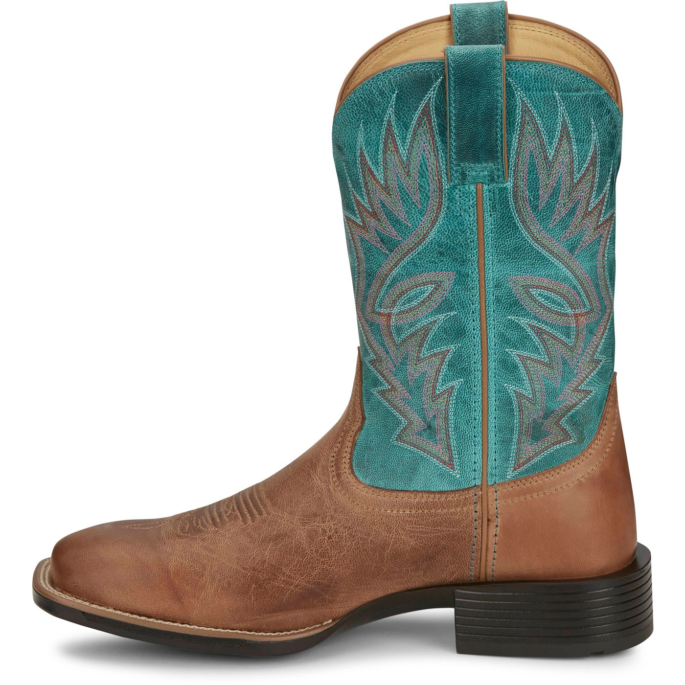 Justin Boots Men's Zeke 11" Western Boot - Turquoise (UN7130) - View 8