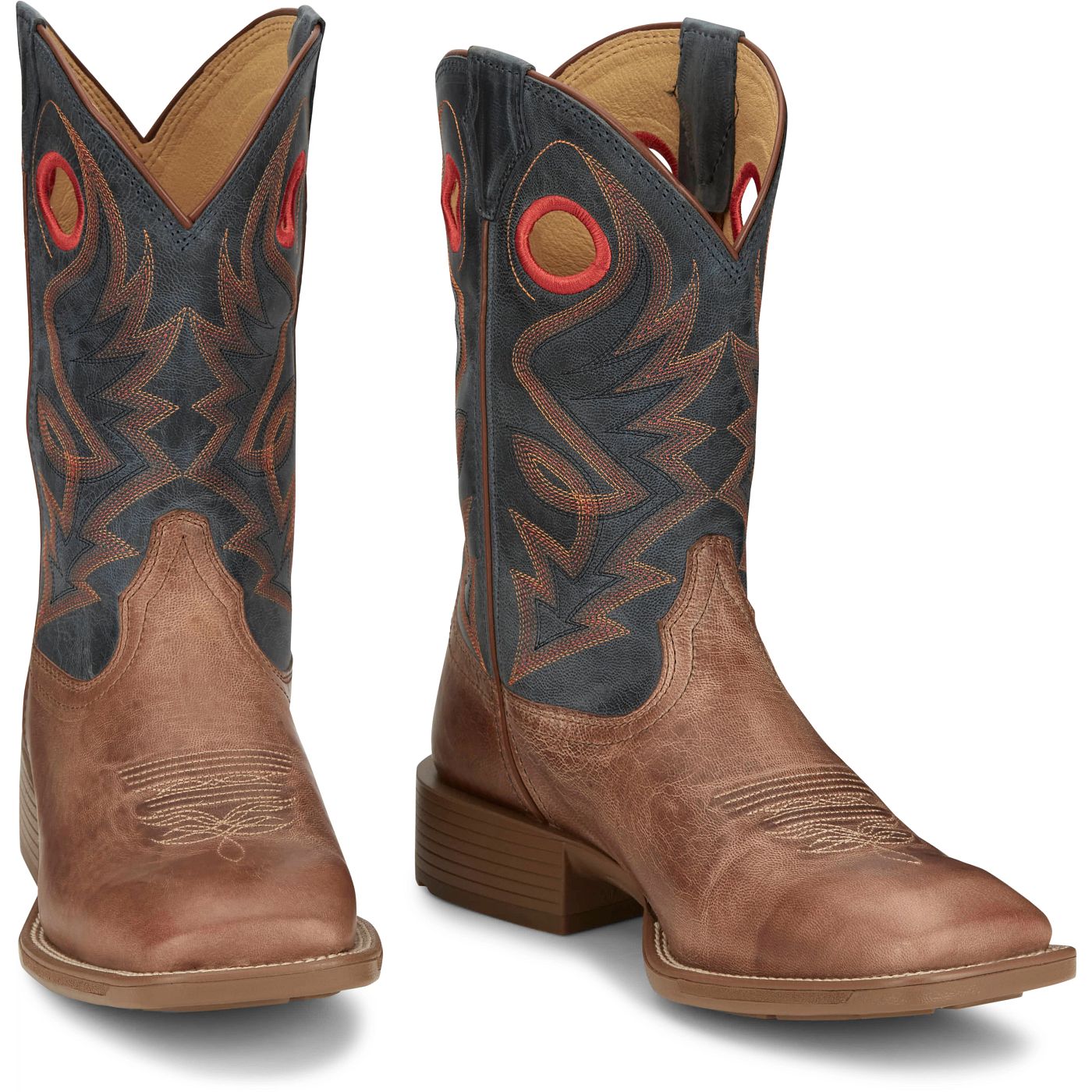 Justin Boots Men's Pickett 11" Western Boot - Peanut (UN7152) - Front View