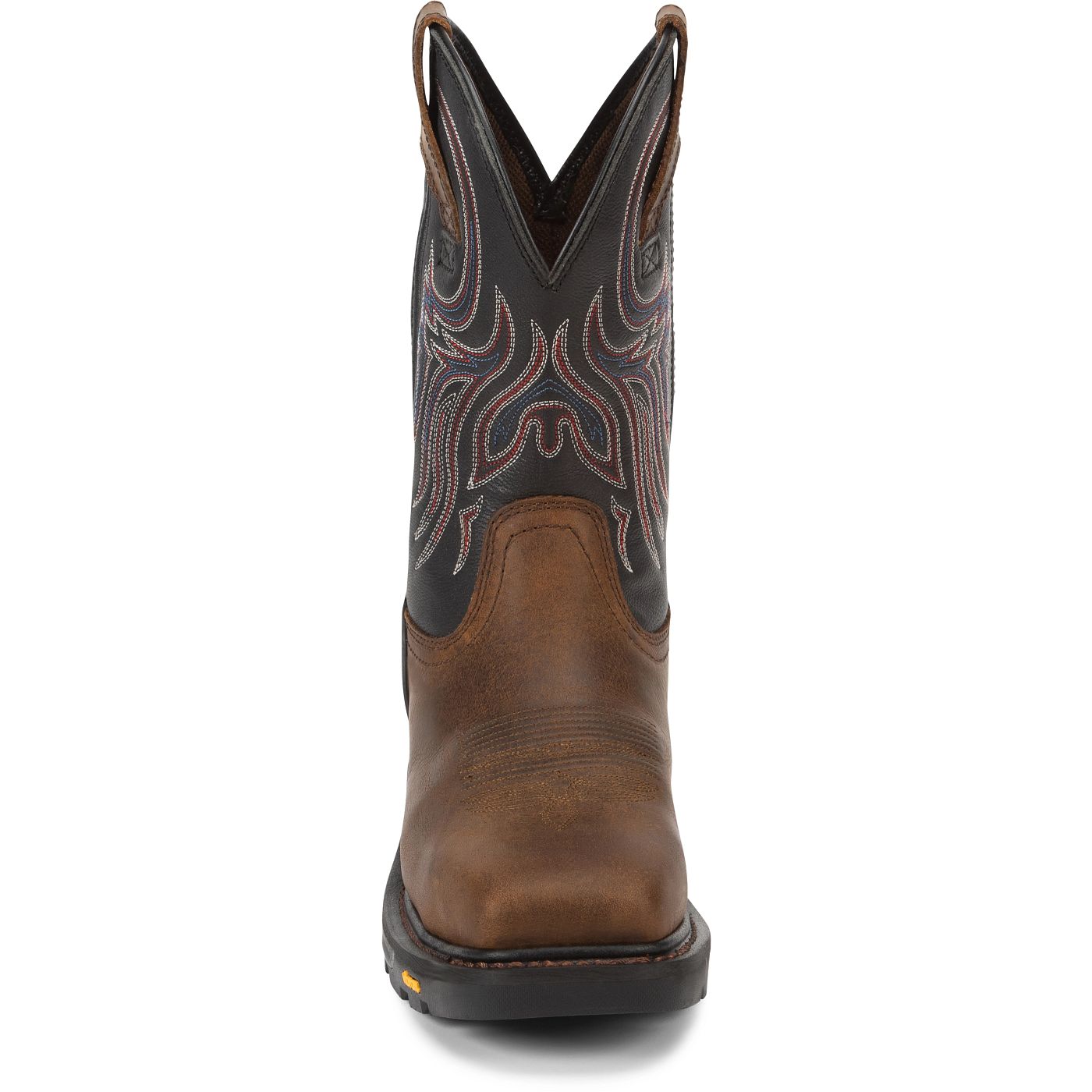 Justin Work Men's Tanker 11" Steel Toe Boot - Black (WK2104) - View 7