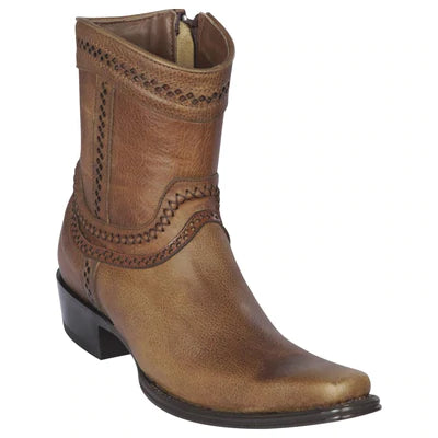 LOS ALTOS BOOTS MENS #76B9951 LOW SHAFT EUROPEAN SQUARE TOE | GENUINE RAGE LEATHER BOOTS | COLOR HONEY image 0