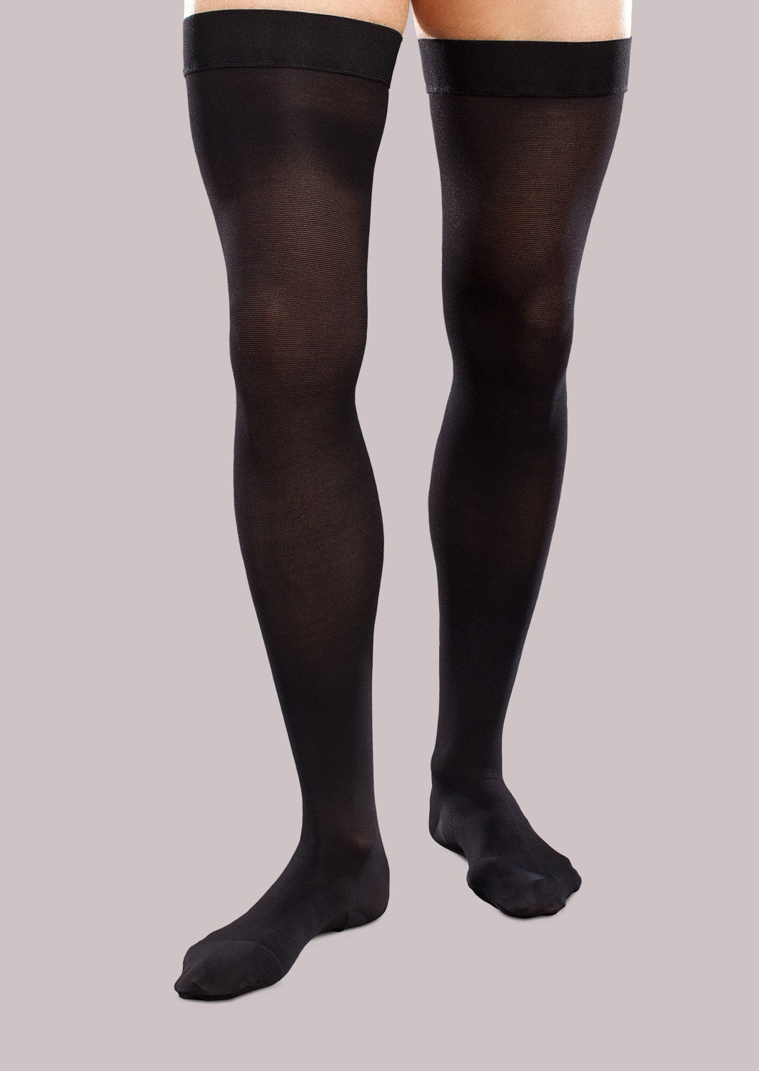 Moderate Support Open-Toe Thigh High Stocking image 1