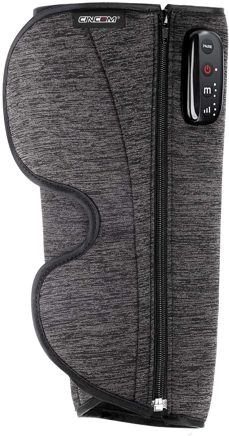 CINCOM Rechargeable Leg Massager, Wireless Air Compression Calf Massager for Circulation and Muscles Relaxation ( Single) image 0