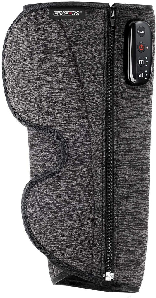 CINCOM Rechargeable Leg Massager, Wireless Air Compression Calf Massager for Circulation and Muscles Relaxation ( Single) image 0