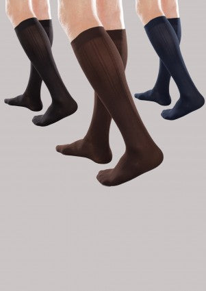 Essentials for Men - Light Support 3 Pack Ribbed Trouser Socks image 0