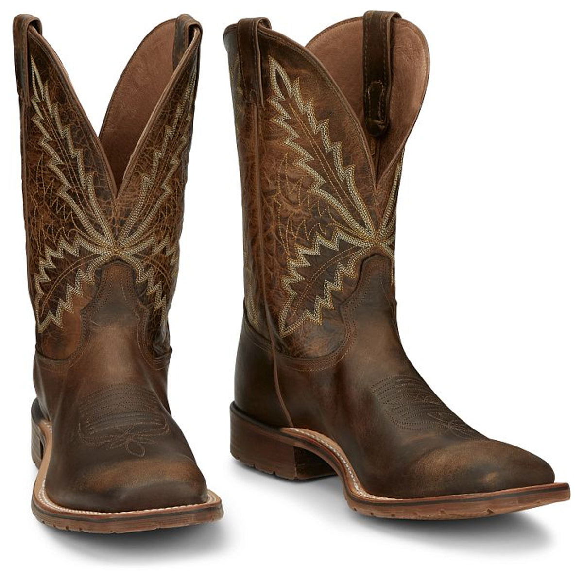 Tony Lamas Boots Men's Footwer Western  Bowie 11" Western Color Taupe image 0