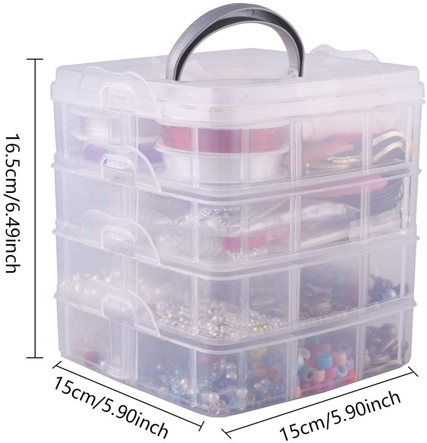 2020Pcs Jewelry Making Supplies Kit Earrings and Repair Tools Include Jewelry Charms, Beads, Findings, Case and Beading Wire for Necklace Bracelet, DIY Craft Gifts for Girls, Kids image 6