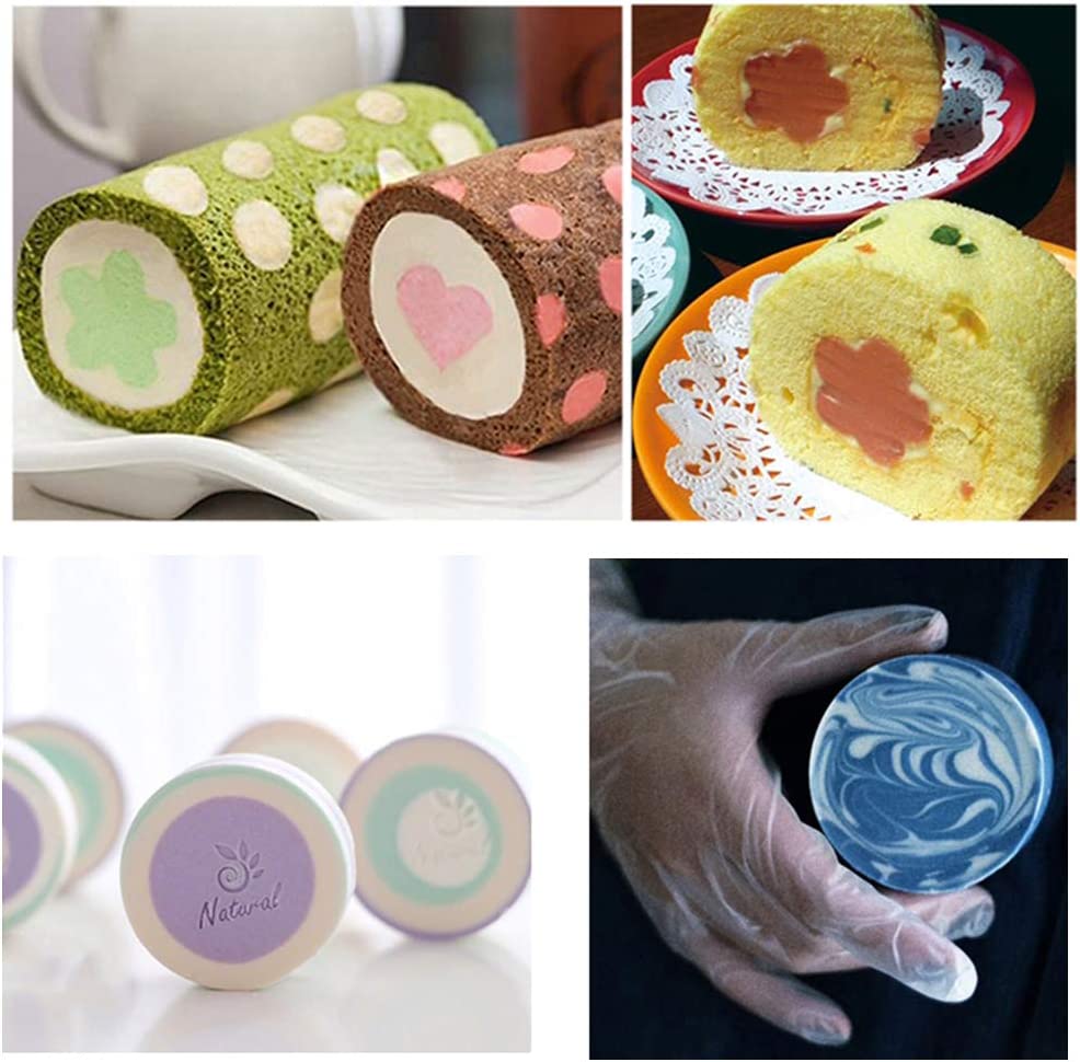 EchoDone Flower Tube Column Silicone Soap Candle Mold Embed Soap Making Supplies Silicone Mold for Soap image 5
