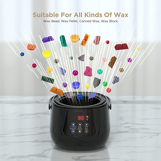 Candle Making Kit, Beeswax Candle Making kit for Adults, Candle Making Supplies with Non-Stick Pot and 4OZ Tin, DIY Full Flameless Wax Melter for Candle Making. image 2