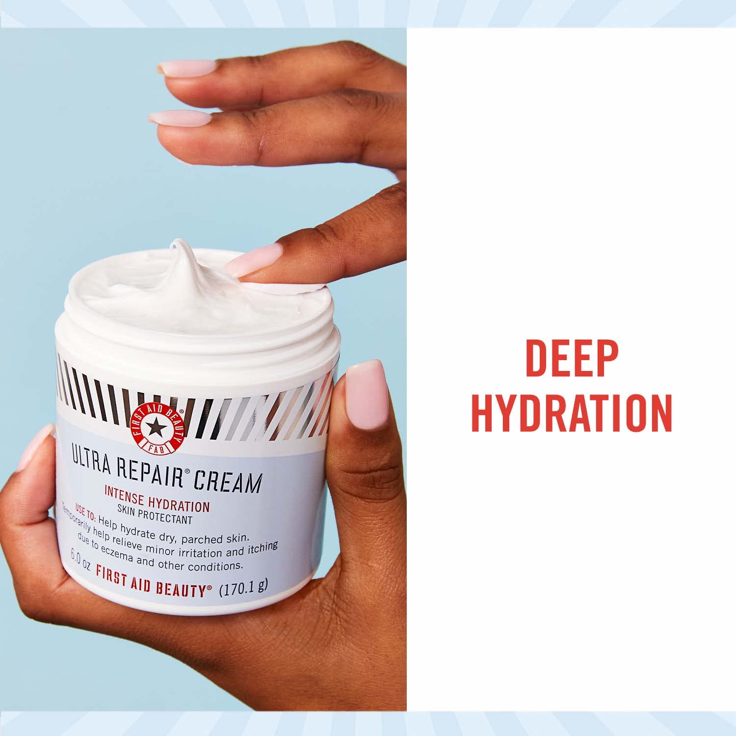 First Aid Beauty Ultra Repair Cream Intense Hydration Moisturizer for Face and Body, 14 oz image 3
