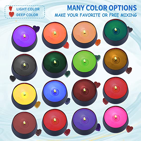 Candle Making Kit,Easy to Make Colored Candle Soy Wax Kit,Including Soy Wax, Wicks,Melting Pot, Tins and More image 2