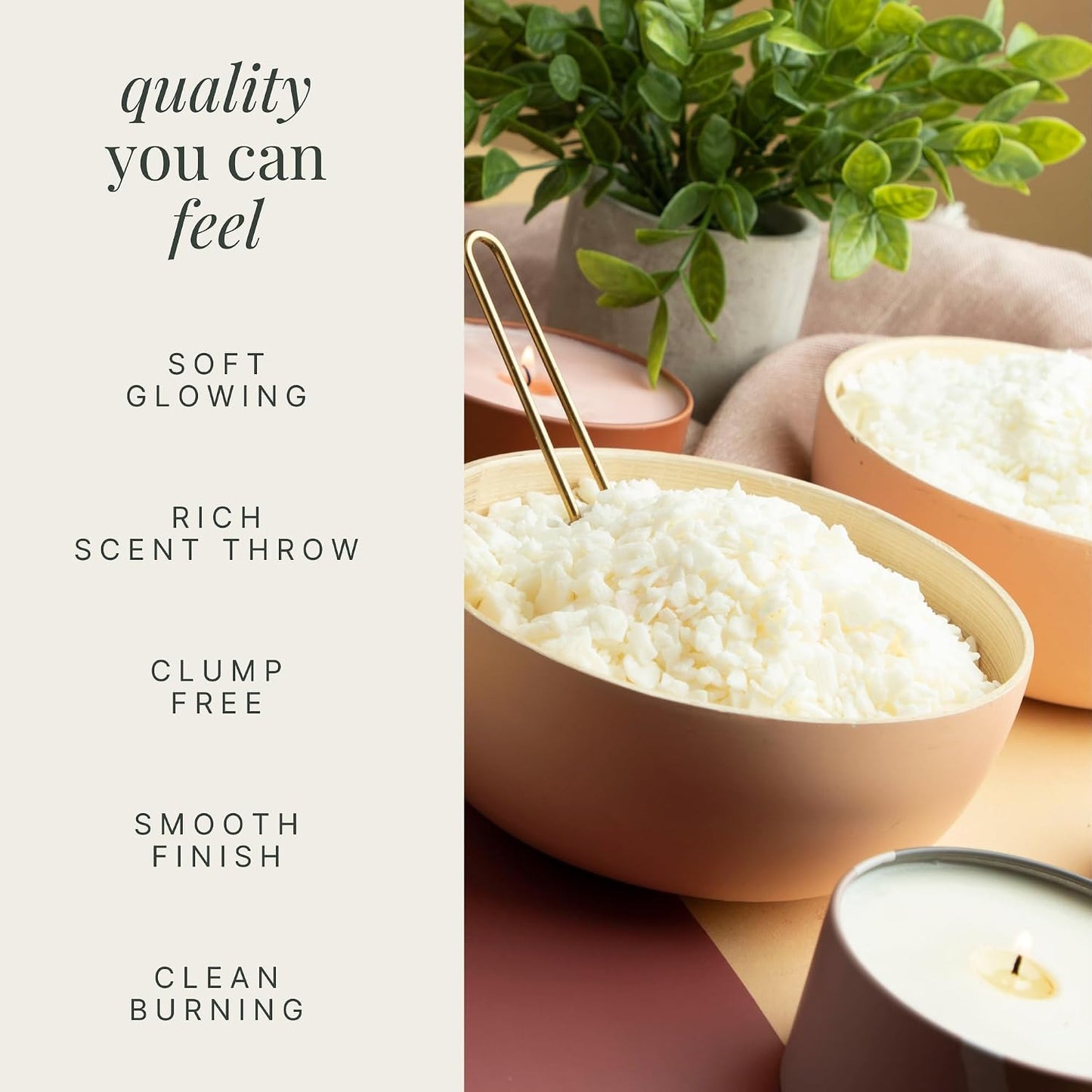 Soy wax candle making kit