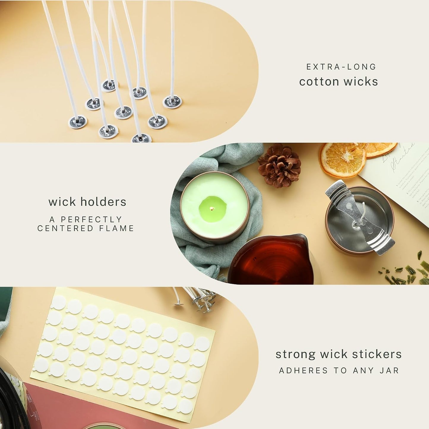 Soy wax candle making kit