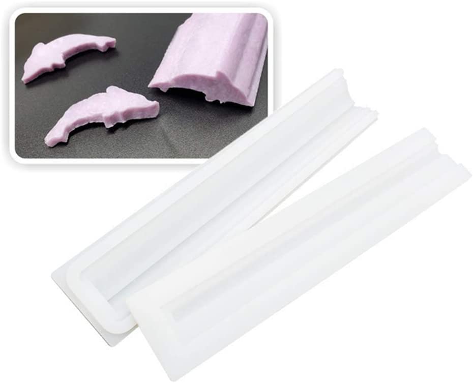 EchoDone Dolphin Tube Column Silicone Soap Candle Mold Embed Soap Making Supplies Silicone Mold for Soap Christmas Gift image 0