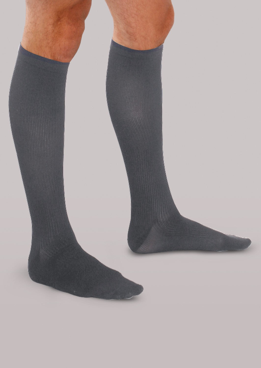 Men's Mild Support Ribbed Dress Socks image 5