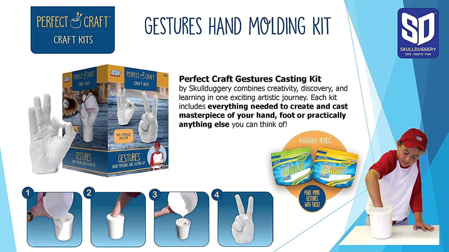 Perfect Craft Gestures Perfect Cast Molding and Casting Kit image 1