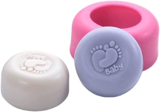 Silicone Molds, Cute Baby Foot Molds, Silicone Baking Molds, Jelly Molds for Soap, Chocolate Handmade Cakes, Brownies, Puddings image 0