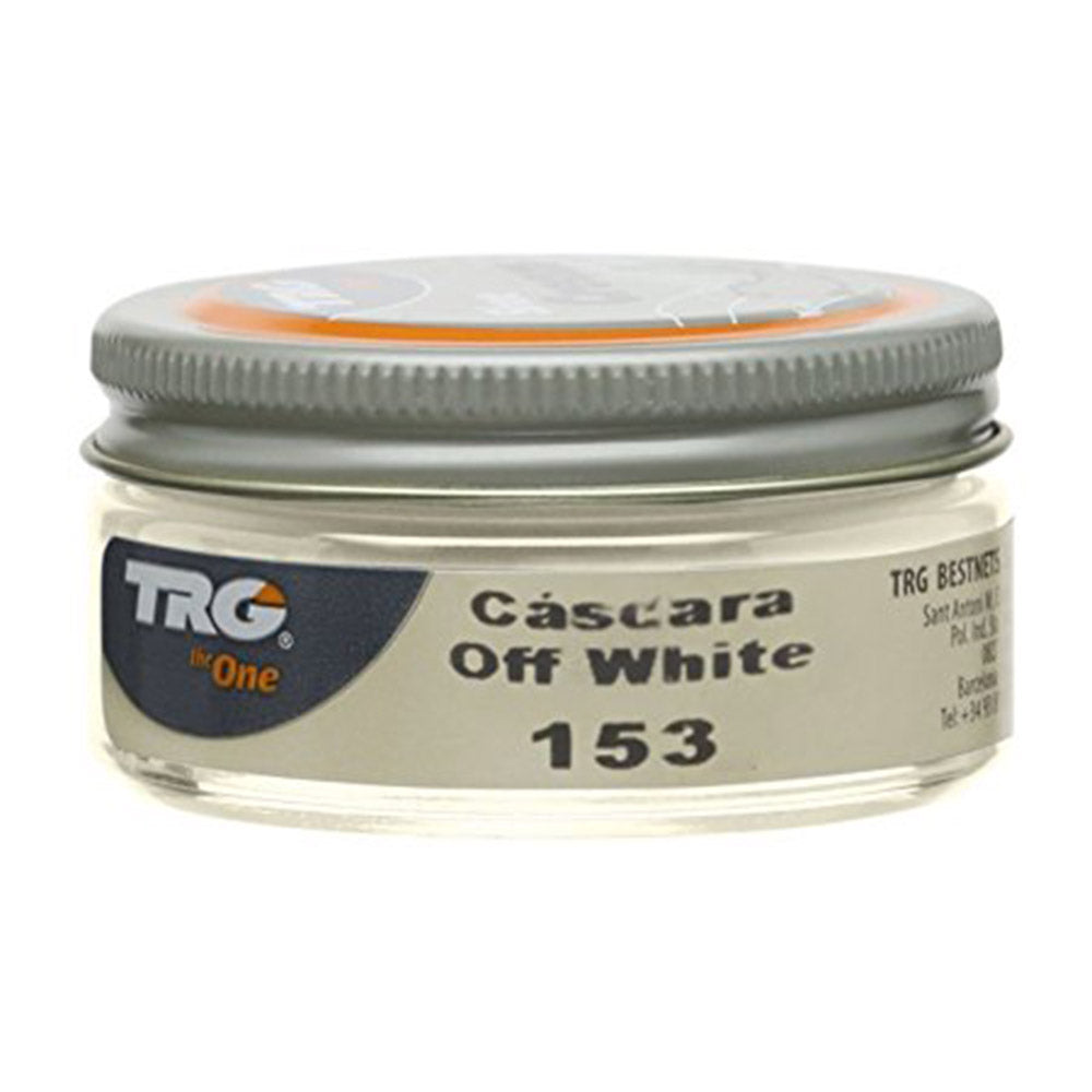 TRG Shoe Cream 1.7 Ounce Shoe Cream Amazing Vibrant Colors! | Shoe Care Self Shine Leather Boots, and Leather Shoes - #153 Off White image