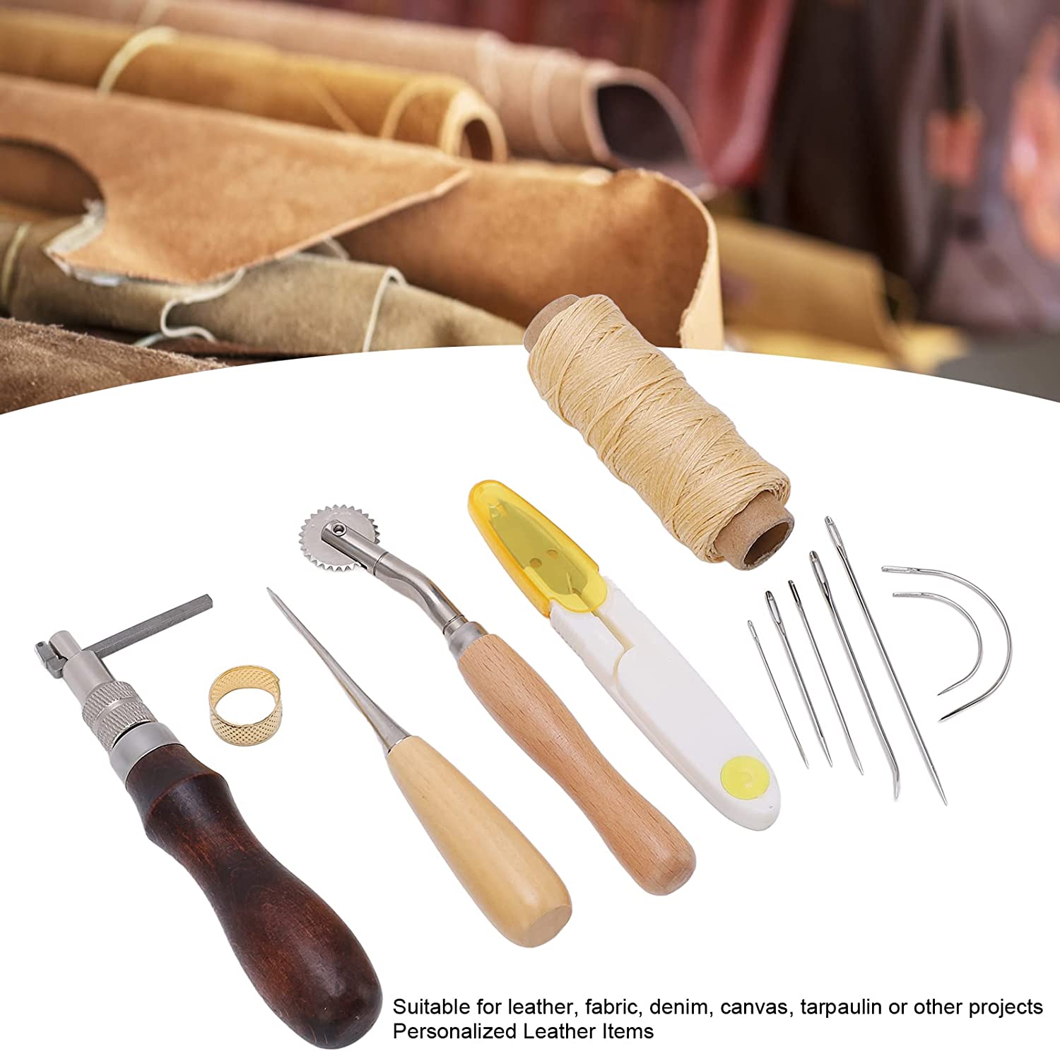 Leather Work Tools, Leather Tools A Handy DIY kit for Beginners and Experts Alike image 4