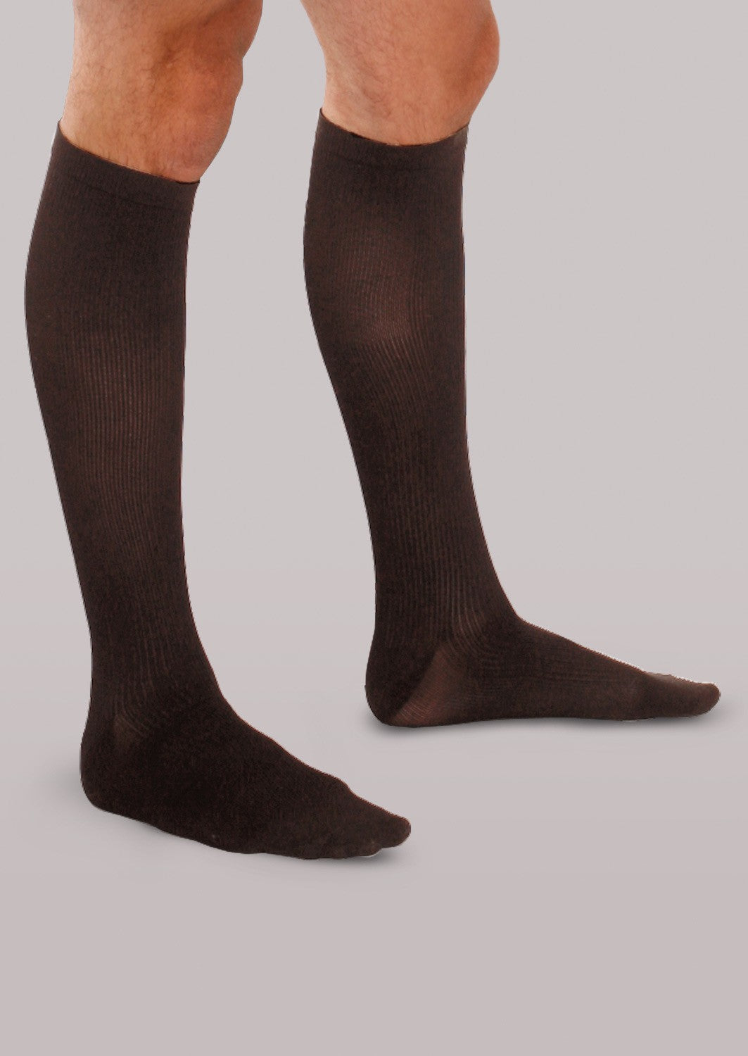 Men's Light Support Ribbed Dress Socks image 1