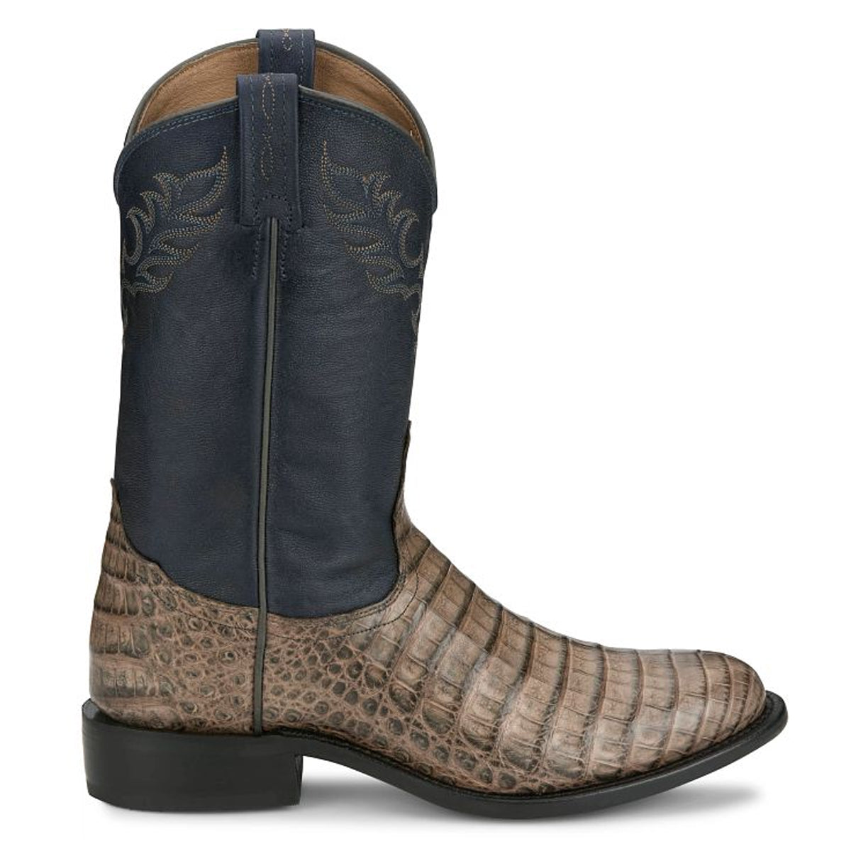 Tony Lamas Boots Men's Footwear Western Delmonte 11" Caiman Color Sanddle Safari image 2