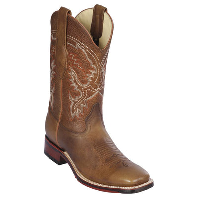 LOS ALTOS BOOTS MENS #8269951 WIDE SQUARE TOE | GENUINE RAGE LEATHER BOOTS | COLOR HONEY image 0